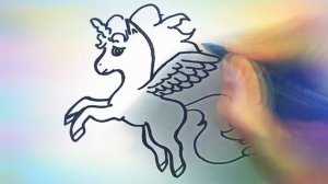 Как нарисовать единорога с крыльями!