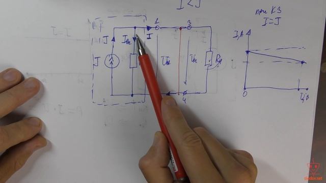 Урок 5. Источника тока идеальный и реальный   Электротехника для начинающих   ТОЭ