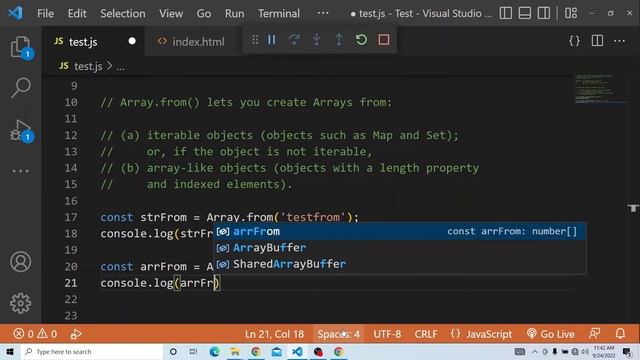 Javascript Coding Challenge : Find Array.From Code Output - Episode 7 смотреть онлайн