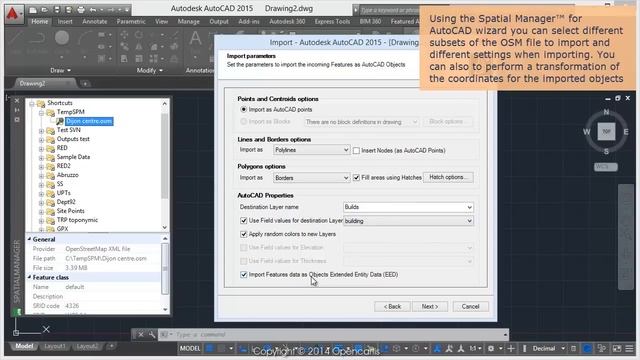 Import OpenStreetMap data into AutoCAD drawings - Spatial Manager Blog