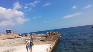 Обзор пляжа в санатории Форос Крым