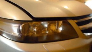 Honda Accord и возгорание китайской лампочки в фаре