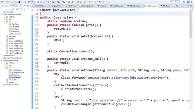 Java Eclipse WindowBuilder, Sql server (connect, insert, update, delete data) смотреть онлайн