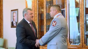 Рабочая встреча Сергея Гапликова с Игорем Княжевым