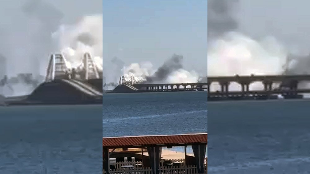В районе Крымского моста сбиты две украинские ракеты / События на ТВЦ