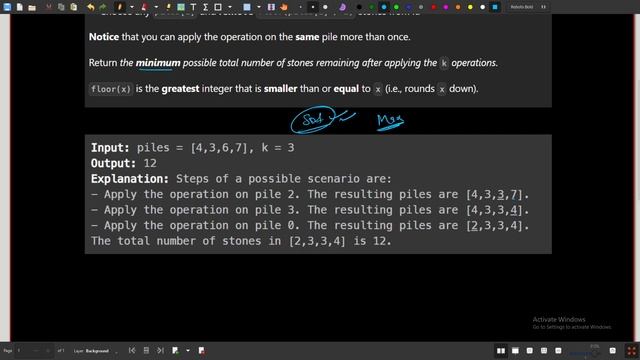 1962. Remove Stones to Minimize the Total | Java Hindi | Priority Queue | LeetCode daily смотреть онлайн