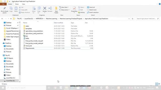 Agriculture Yield And Crop Prediction (How To Run And Output) -Mifratech#bestMlproject#bestAIprojec