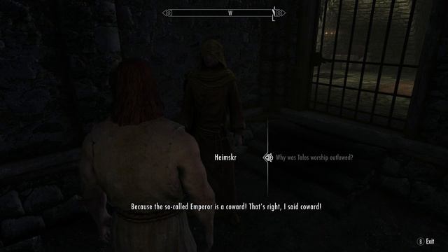 Skyrim: Divines Help me! Look who my prison buddy is. -_- смотреть онлайн