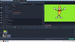 Как удалить зелёный фон у green screen . (В Movavi Video Editor)