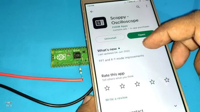 Turn your Old Mobile Phone into an Oscilloscope With Raspberry pi pico