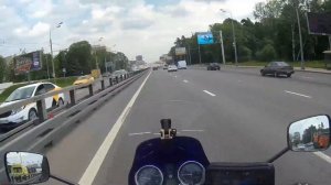 Расход 15 литров на мотоцикле Yamaha XJR 1300.