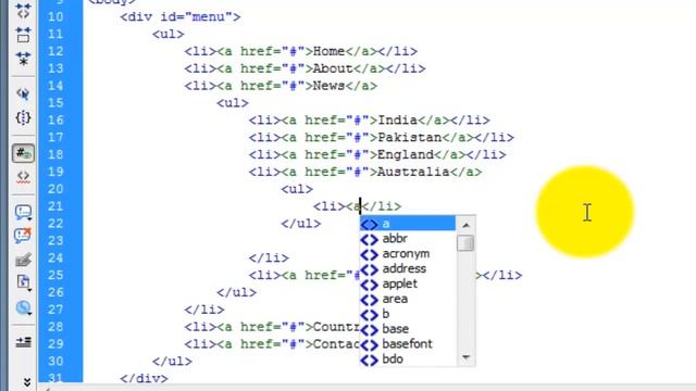How to create Dropdown Menu with Submenus in Html and CSS (Hindi)