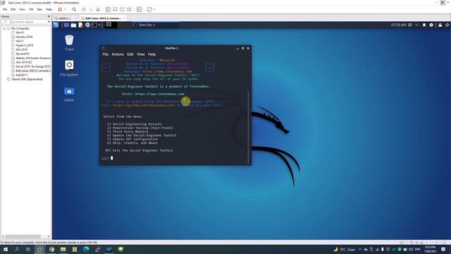Website Cloning Using SEToolkit on Kali Linux смотреть онлайн