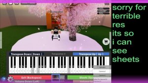 Doki Doki Literature Club - Your Reality (ROBLOX Piano)