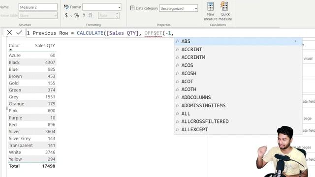 Offset in Power BI? | Previous Row Reference in DAX?