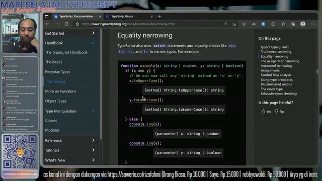 ? Belajar Konsep Narrowing - Edisi Belajar TypeScript смотреть онлайн