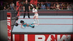 WWE RAW. 16 Elimination. 1 Lap. 3 Fight. Ashley Light vs. Vera Zykova