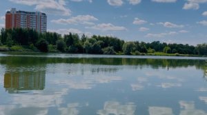 Пыхтинский (или Ликовский) пруд. Парк Пыхтино летом.