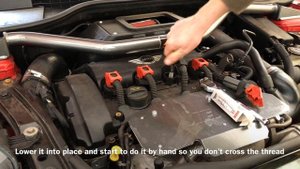 Mini R56 R55 How to change your spark plugs on a Mini Cooper S N14 2007-2013 Instructions FAQ