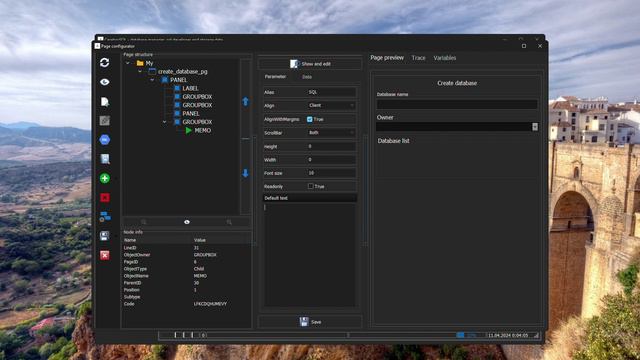 CerebroSQL: Create new form for SQL Developer v2