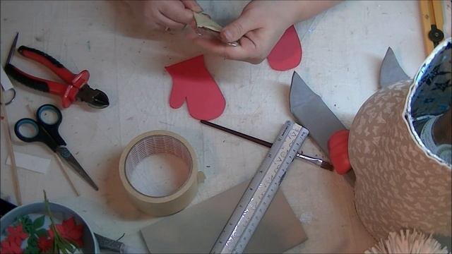 Скандинавский гном из фоамирана, своими руками DIY Упаковываем красиво Weihnachtsdekoration