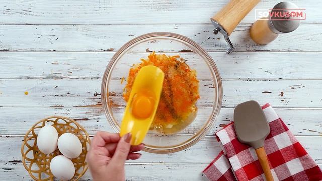 Овощные драники с яйцом - Рецепты от Со Вкусом