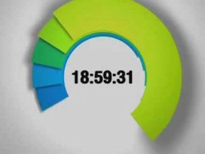 История заставок и часов отечественного ТВ  Часы 'ГТРК 'Мир' 12 выпуск