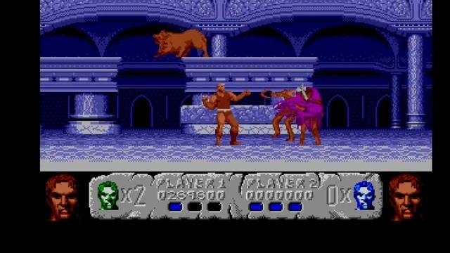 Altered Beast (1989) Amiga game смотреть онлайн