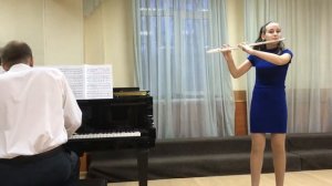 Полякова Надя флейта Э.Эльгар "Привет любви"