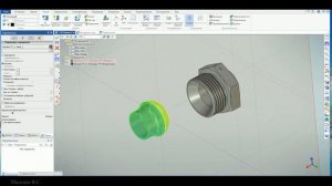 Инженерная графика Штуцерное соединение
