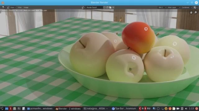 Ялоко в Blender 2.8. Урок 3D-моделирования Блендер