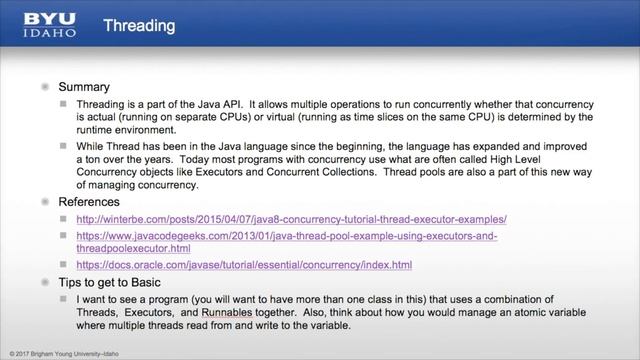 Threading Introduction смотреть онлайн