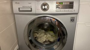 Стирочка на нашей любимой LG стирка полотенец кипячение Хлопок 95 800 суперполоскание Часть 2 финал