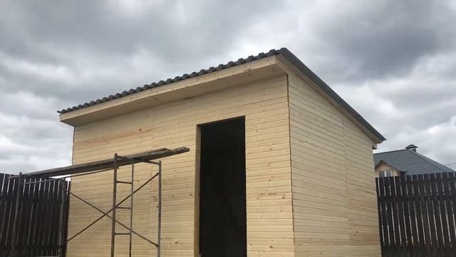 ХОЗБЛОК | БЫТОВКА | САРАЙ. Наружняя отделка! смотреть онлайн