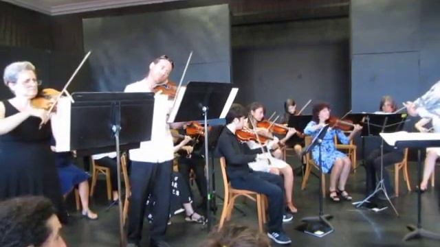 mark Bach double violin concerto 3rd mov't смотреть онлайн