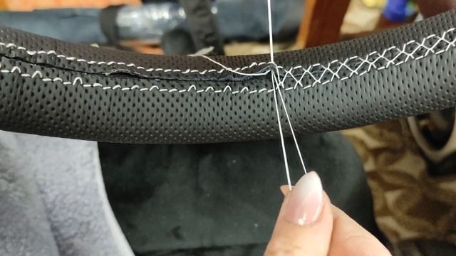 Что делать, если порвалась нить при перетяжки руля. смотреть онлайн