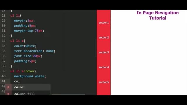 How To Navigate Within The Same Page | In-Page Navigation Tutorial