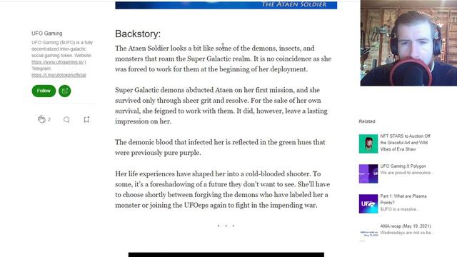 UFO GAMING| UFO WILL BE A BILLION DOLLAR GAME IN 2022!| UFO THREE TOKENS, IN GAME NFTS, NFT BREEDIN смотреть онлайн