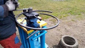 Самодельный трубогиб, кольцегиб, шиногиб, отличный помощник в мастерской