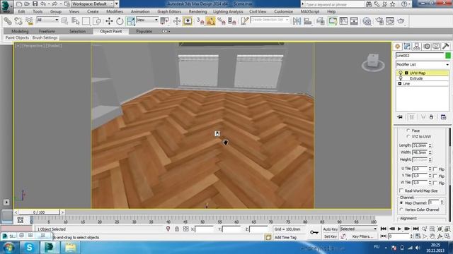 Урок №20 Как подгрузить и создать материал в 3ds Max и V Ray на примере материала пола