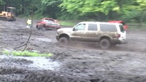 Ford Excursion Mud Bogging