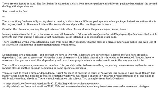 Software Engineering: What if my nested class extends another class from another package? смотреть онлайн