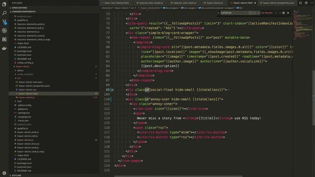 State management through a HAXcms theme example смотреть онлайн