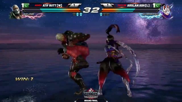 Arslan Ash (Kunimitsu) vs Atif Butt (Bryan) Regional Finals Pakistan | Tekken World Tour смотреть онлайн