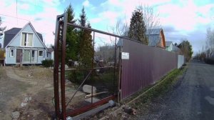 УСТАНАВЛИВАЕМ НОВЫЕ ОТКАТНЫЕ ВОРОТА