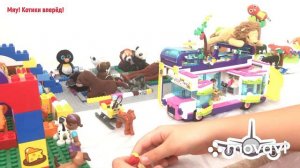 Лего строительство. Построили из LEGO разные островки. Зоопарк из Лего, ад Лего. Играем с Лего. Игр