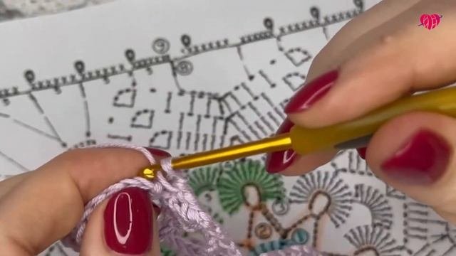 Смотрите КАК ЛЕГКО читать сложные схемы крючком