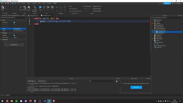 Day & Night Cycle - Roblox Scripting Tutorial смотреть онлайн