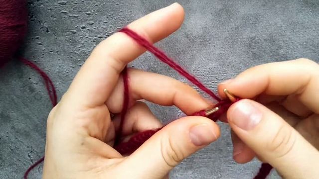 Соединение начального ряда на круговых спицах. смотреть онлайн