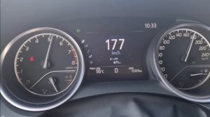 Toyota Camry разгон 0-240 км/ч